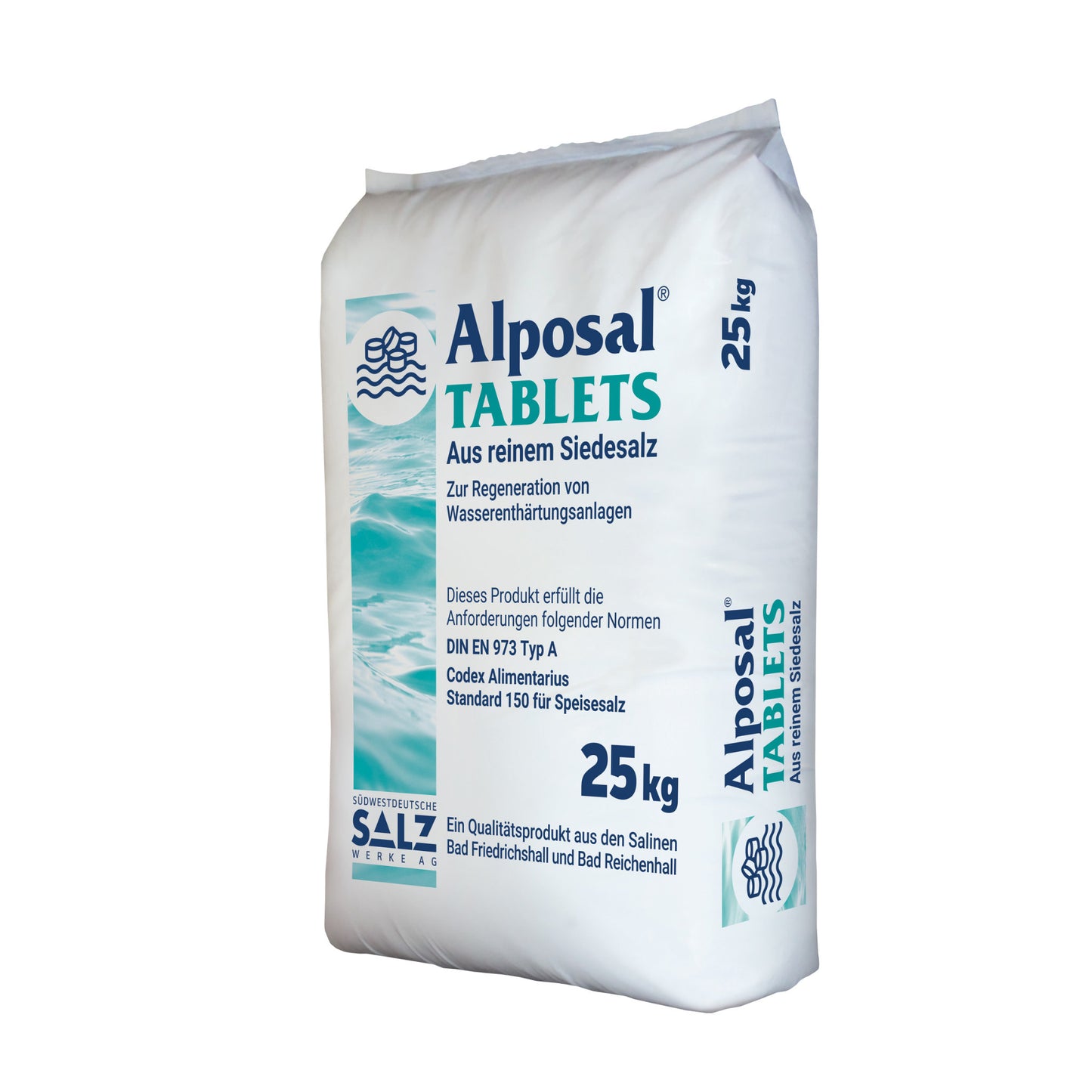 Alposal Siedesalz Tabletten: 25kg Sack | Palette