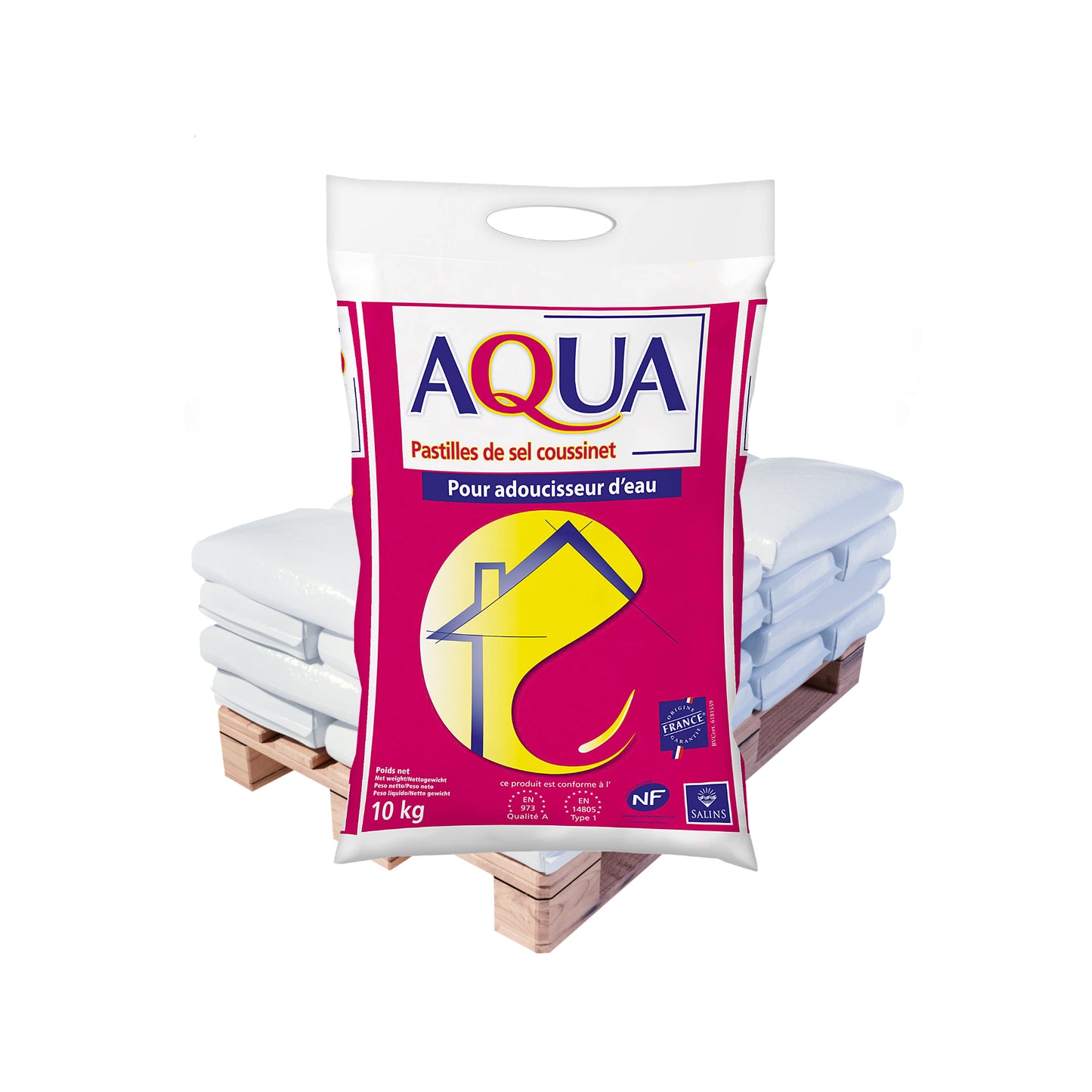 Aqua Nature Regeneriersalz Pastillen: handlicher 10kg Sack | Palette