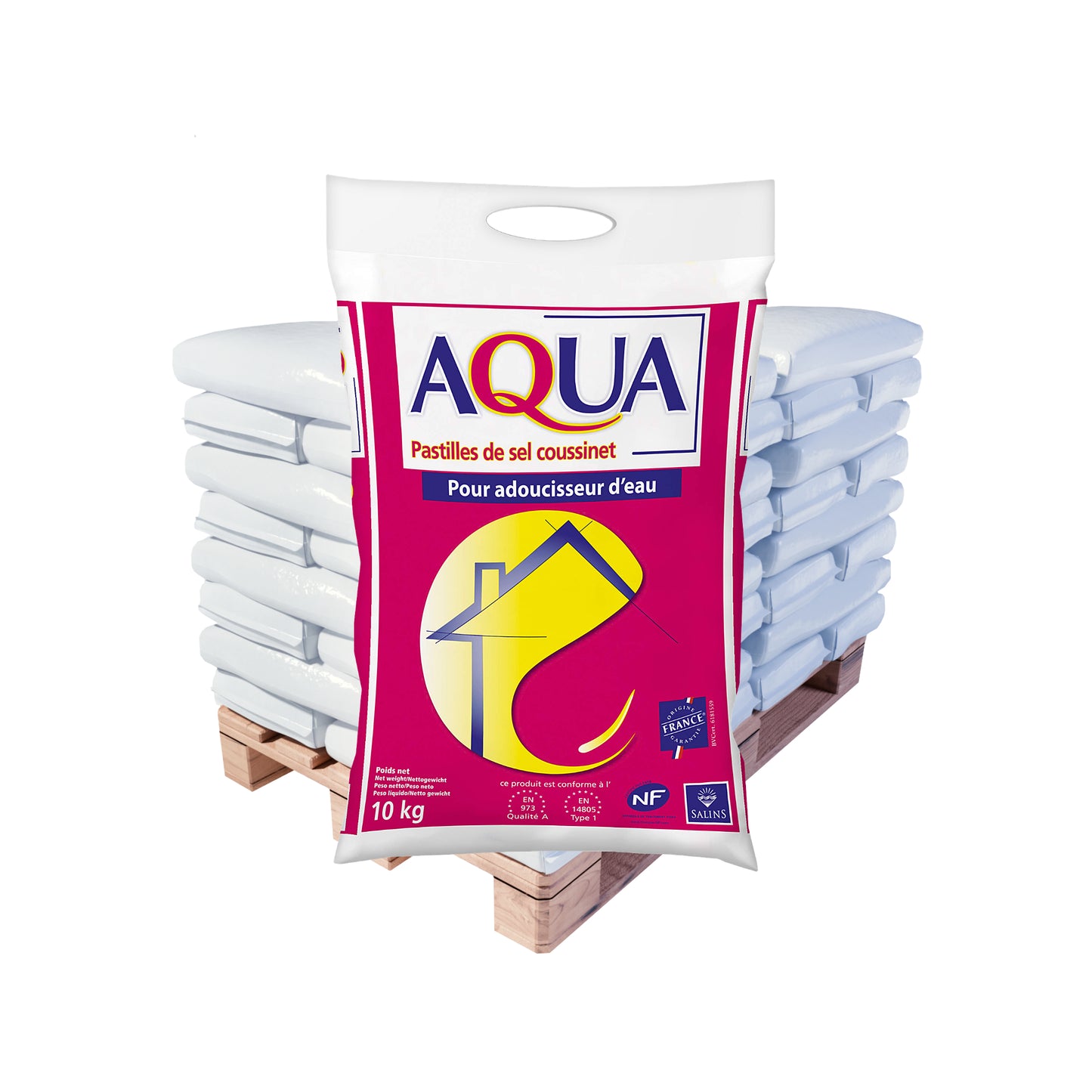 Aqua Nature Regeneriersalz Pastillen: handlicher 10kg Sack | Palette