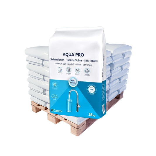 AQUA PRO Regeneriersalz Tabletten: 25kg Sack | Palette