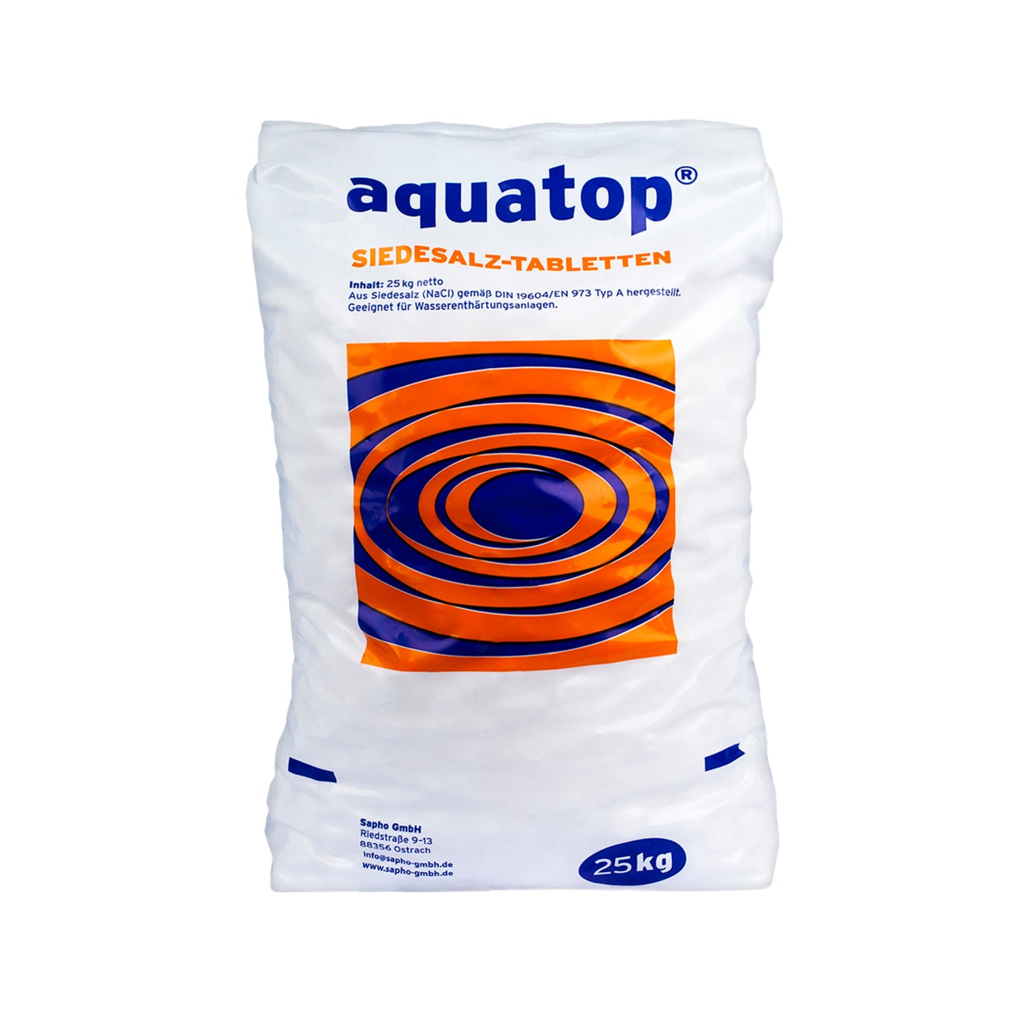 Aquatop Siedesalztabletten: 25kg Sack | Palette