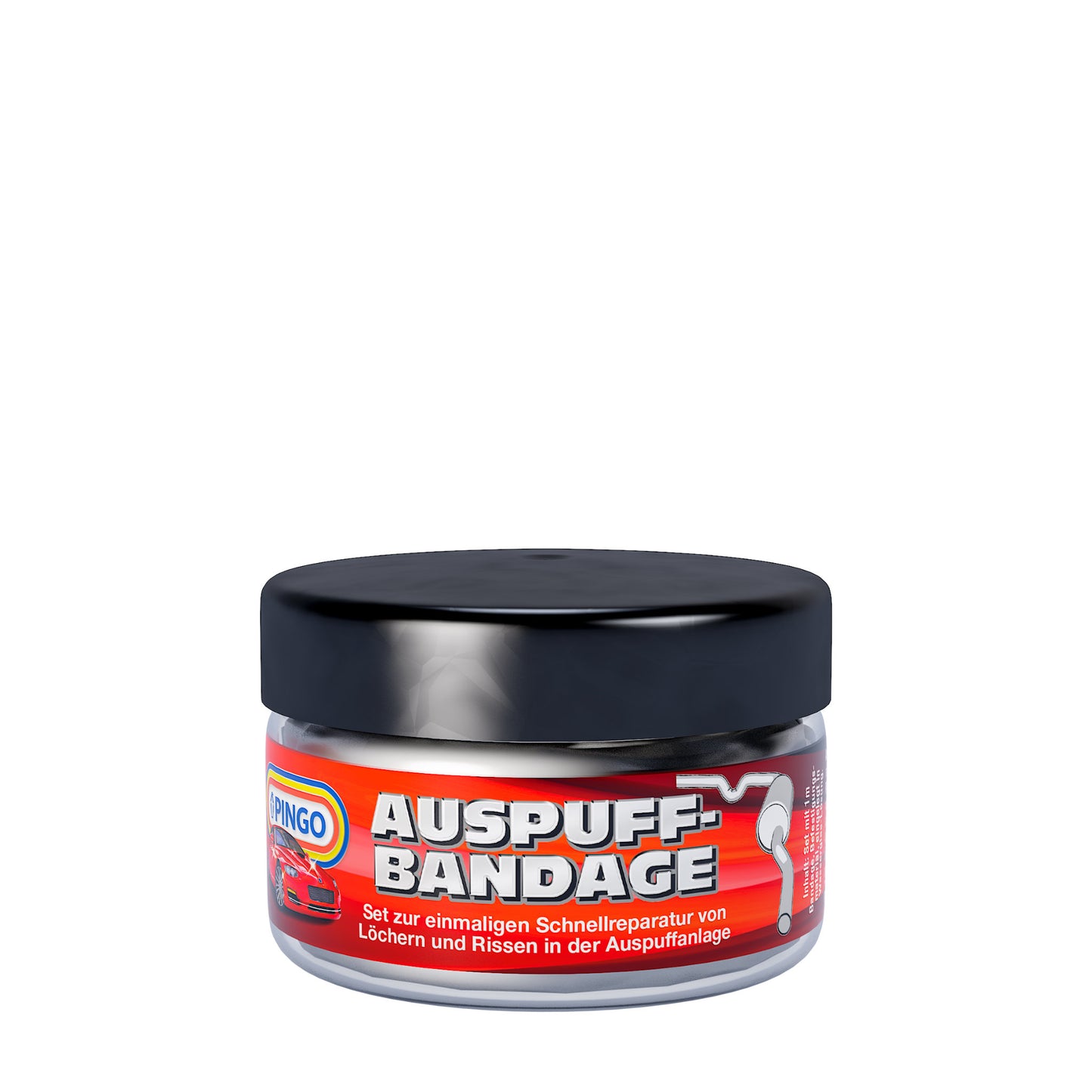 PINGO Auspuff-Bandage: Gebrauchsfertig zur Schnellreparatur - 100cm