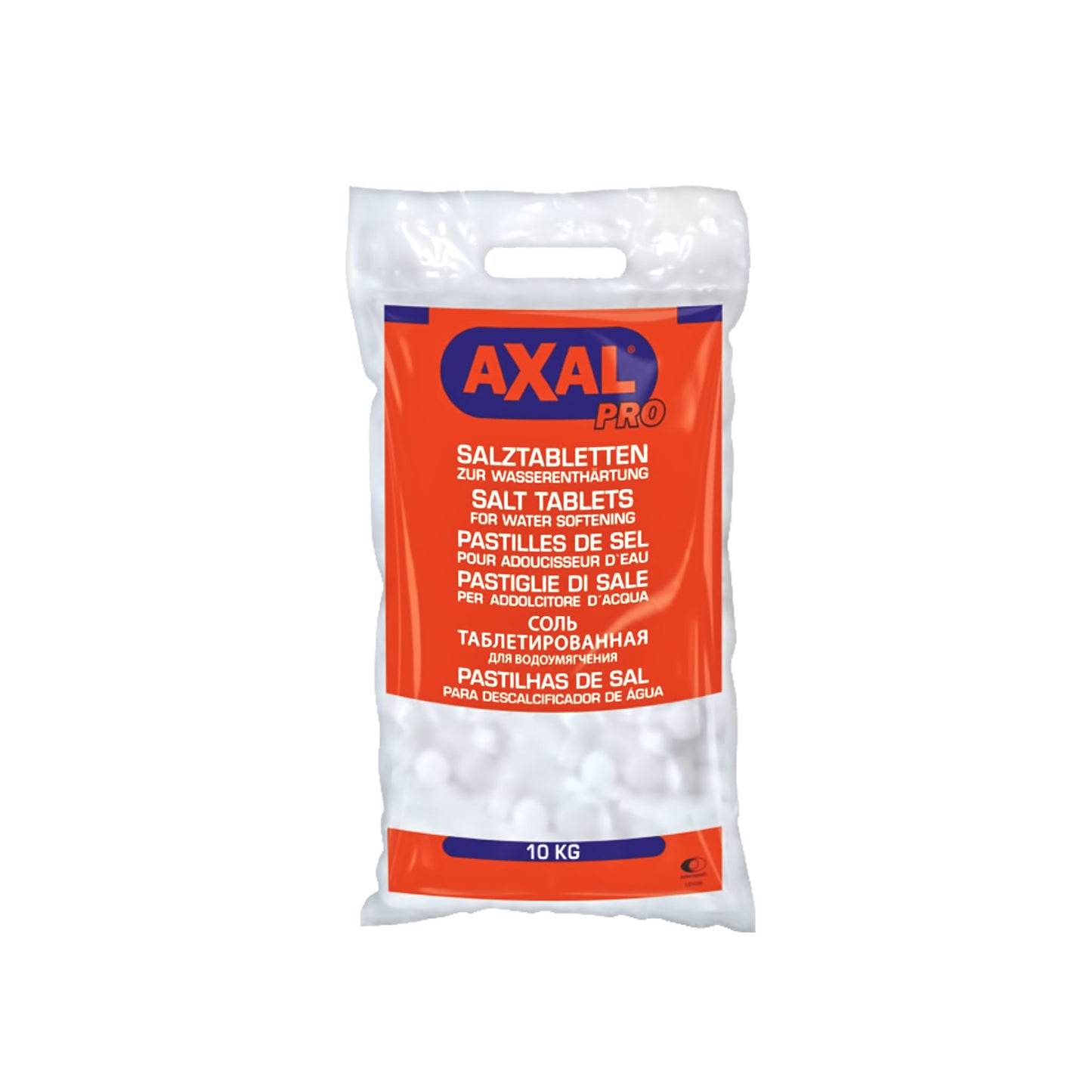 AXAL PRO Regeneriersalz Tabletten: 10kg Sack | Palette (handliche 10kg-Säcke)