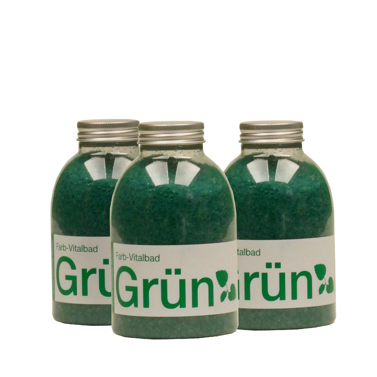 Badesalz Farb-Vitalbad – Grün: 500g Flasche