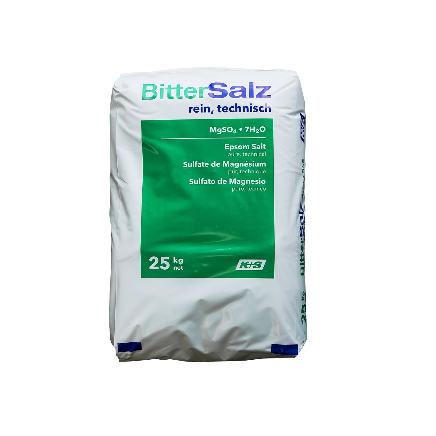 Bittersalz Magnesiumsulfat – rein technisch: 25kg Sack | Palette