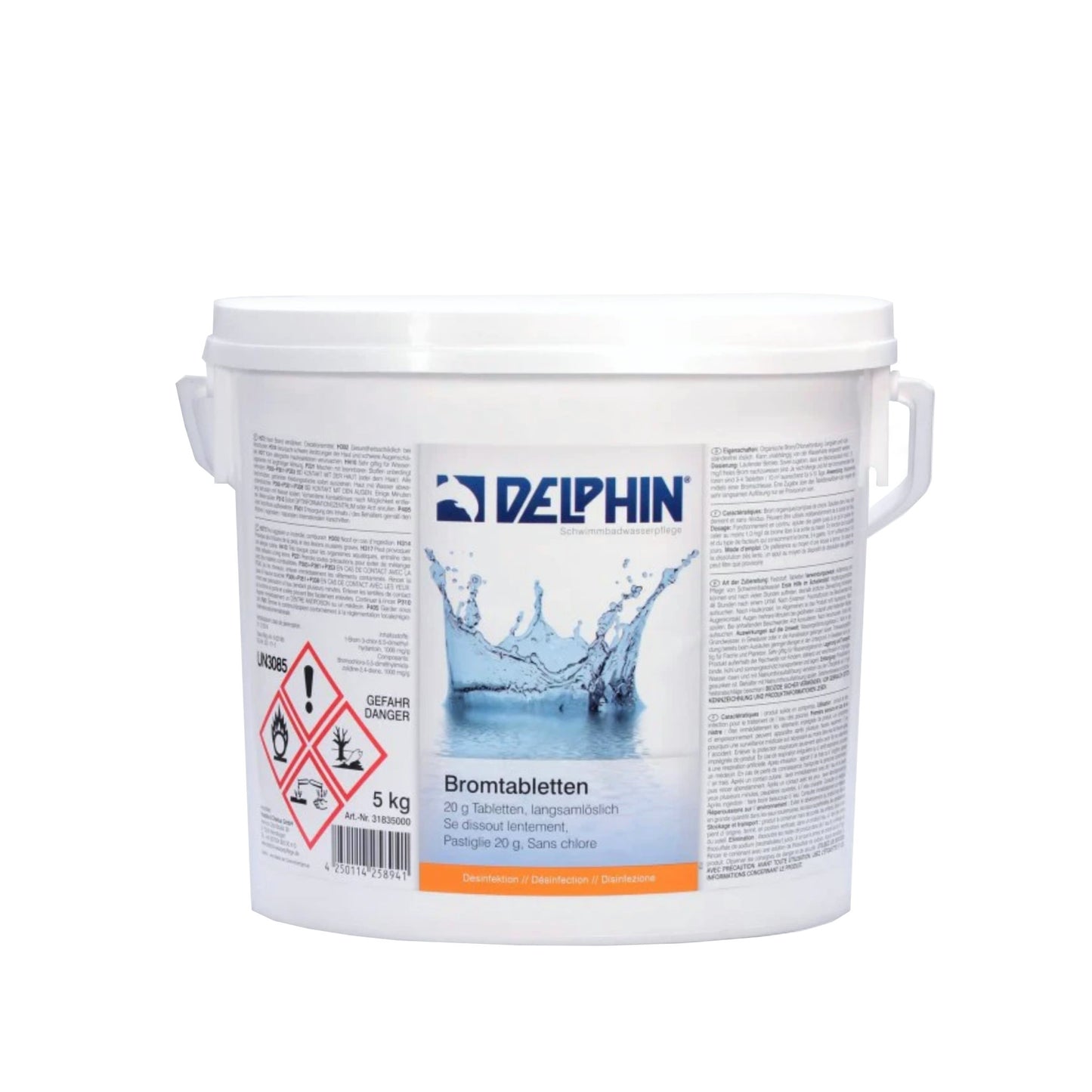 DELPHIN Bromtablette (je 20g) - chlorfreie Poolpflege