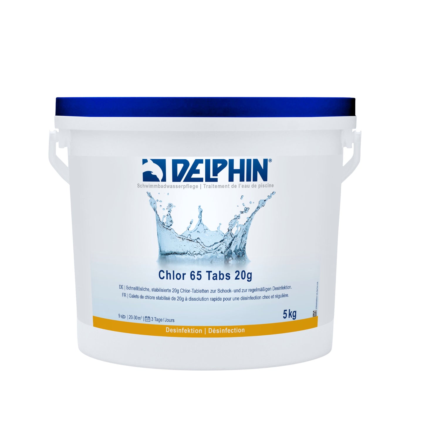 DELPHIN Chlor 65 Tabs 20g – schnelllöslich