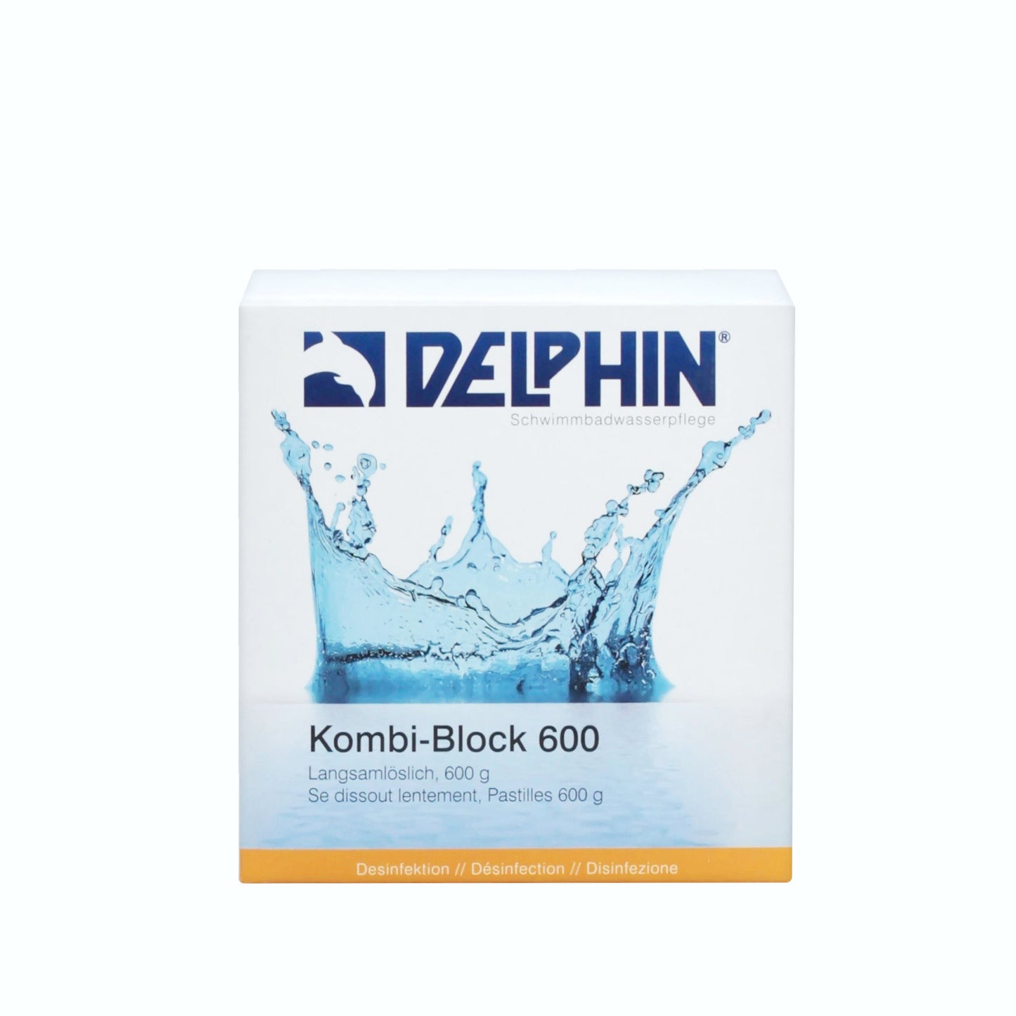 DELPHIN Kombi Block 600g - langsamlöslich (Perfekt für den Urlaub!)