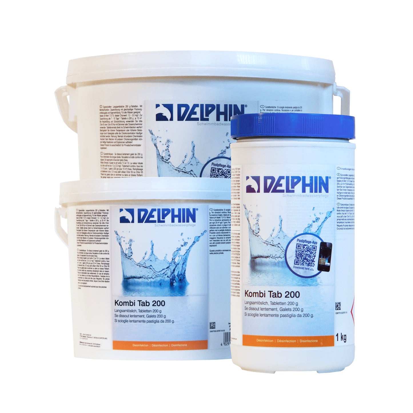 DELPHIN Kombi Tab - 200g Tabletten - langsamlöslich