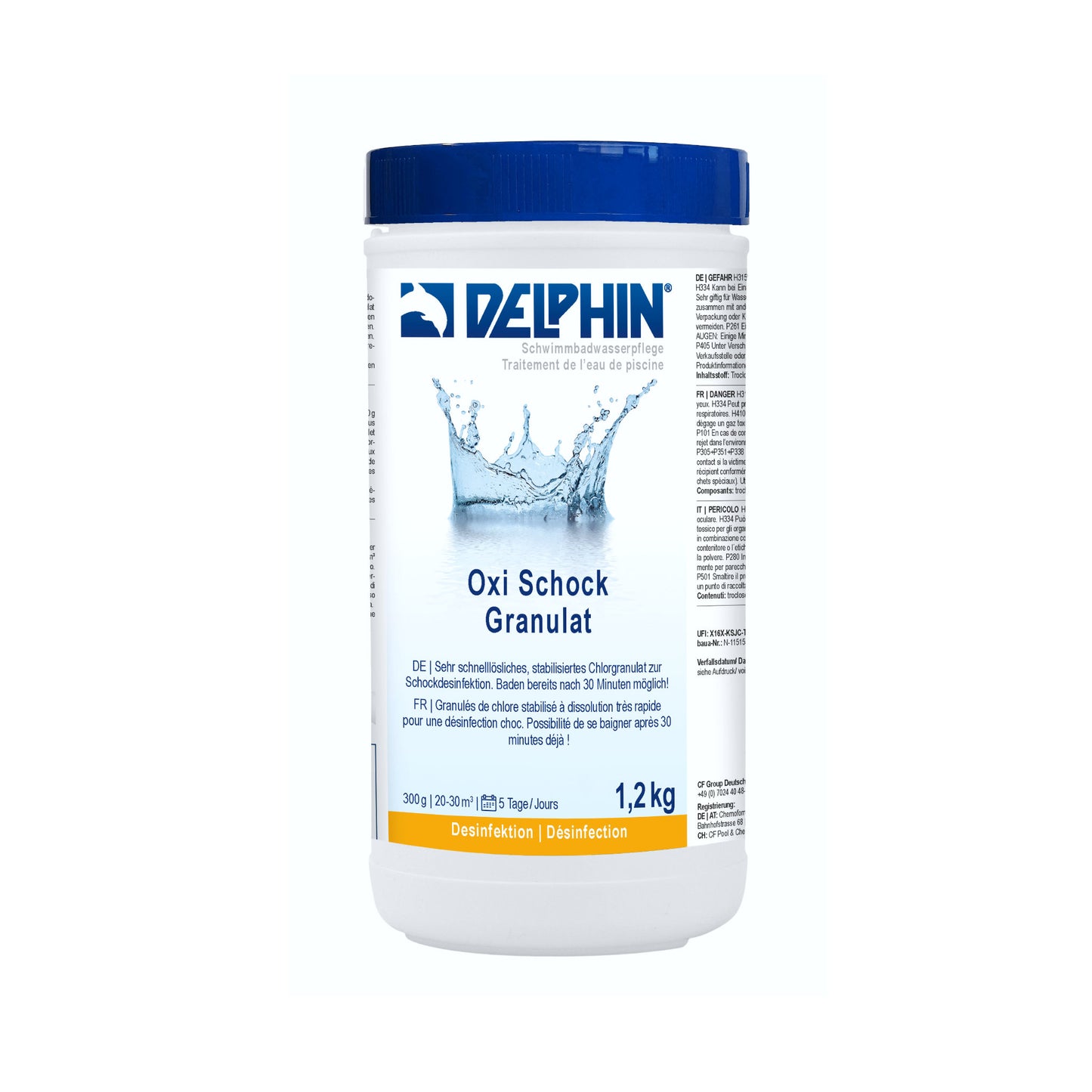 DELPHIN Oxi Schockgranulat - schnelle Hilfe bei umgekipptem Wasser