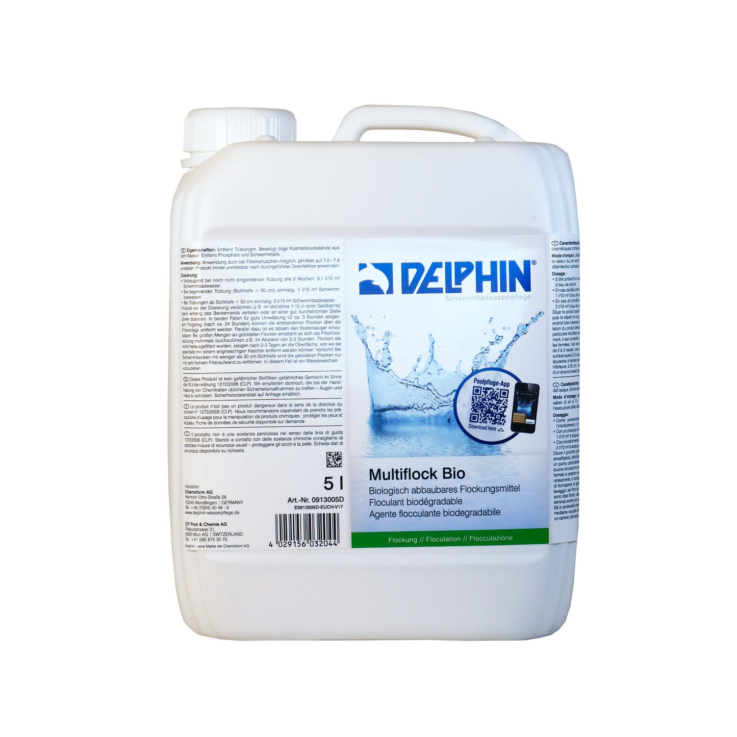 DELPHIN Multiflock Bio-Aluminiumfrei - gegen Sonnencreme im Wasser