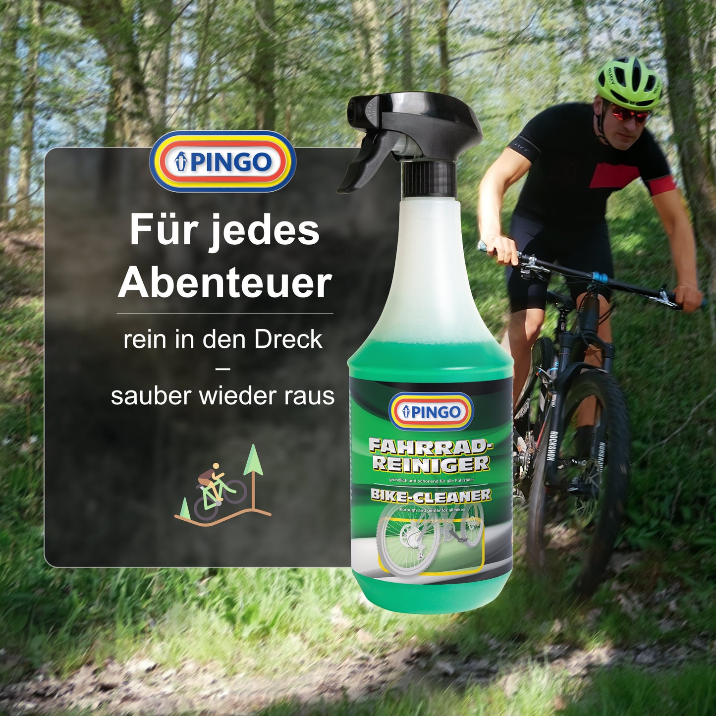 PINGO Fahrradreiniger: Schnell, schonend, blitzsauber