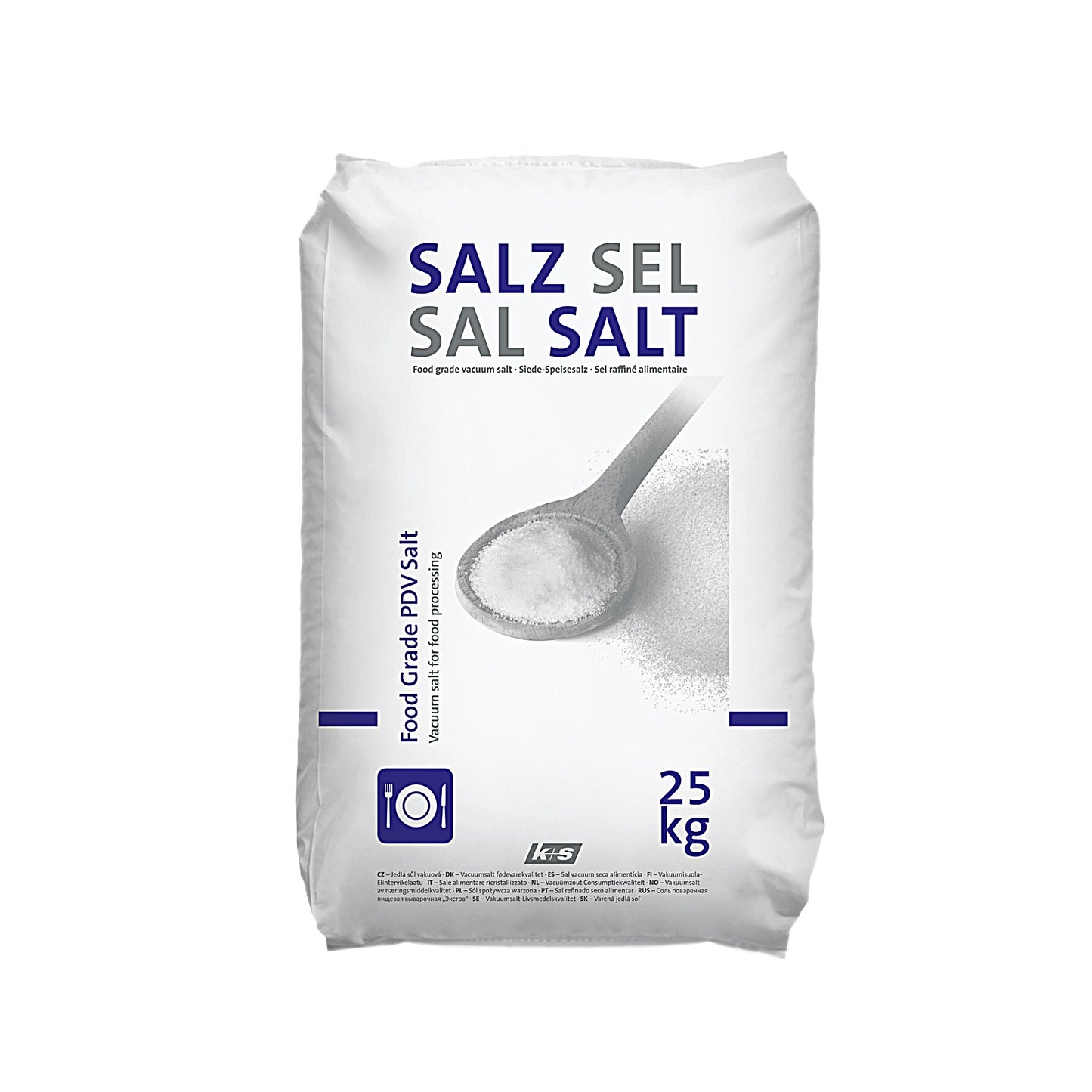 K+S Siede-Speisesalz fein 25kg Sack