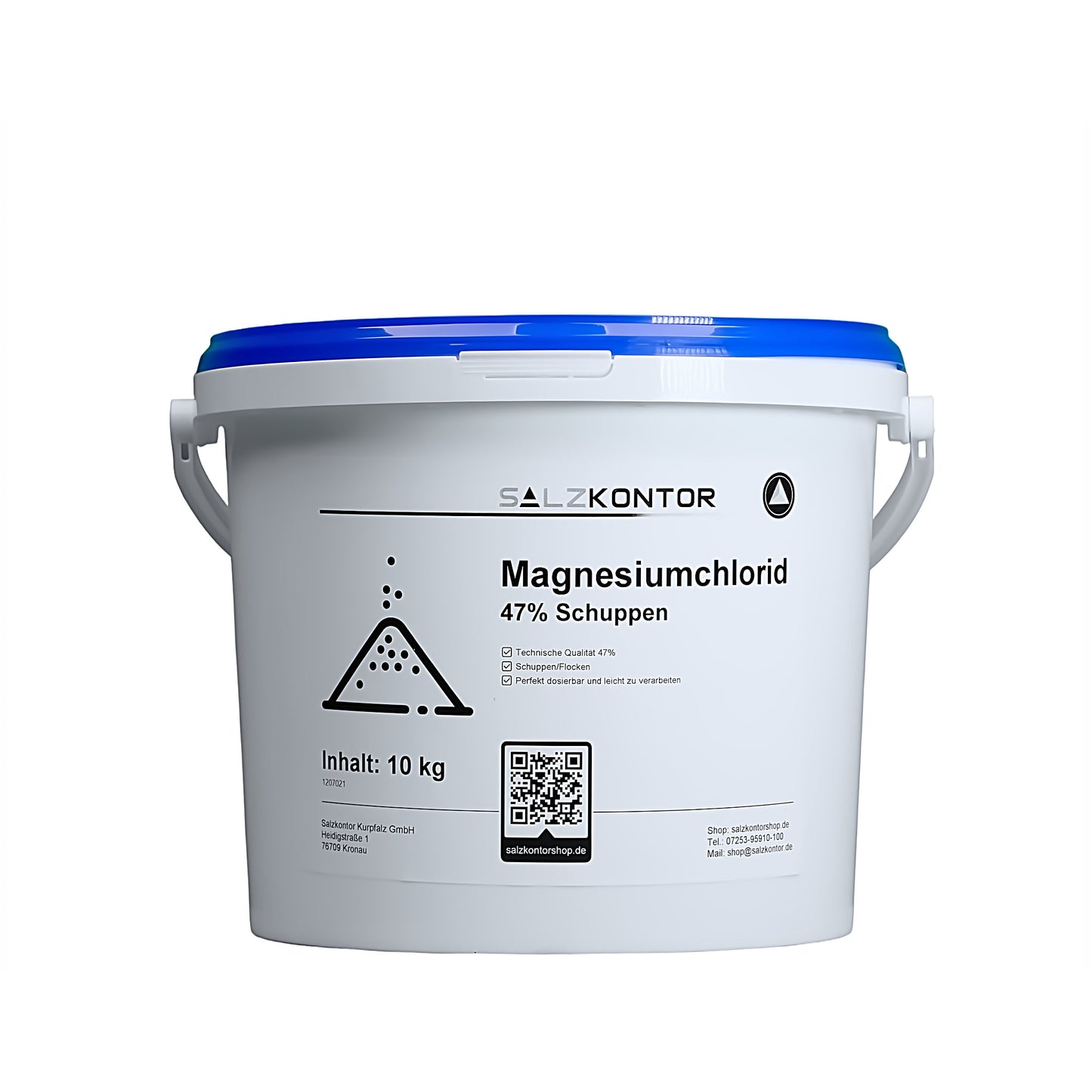 Magnesiumchlorid – Schuppen 47%: 3kg | 5kg | 10kg | 25kg Eimer