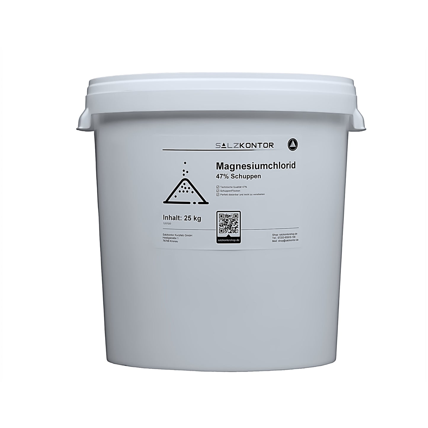 Magnesiumchlorid – Schuppen 47%: 3kg | 5kg | 10kg | 25kg Eimer