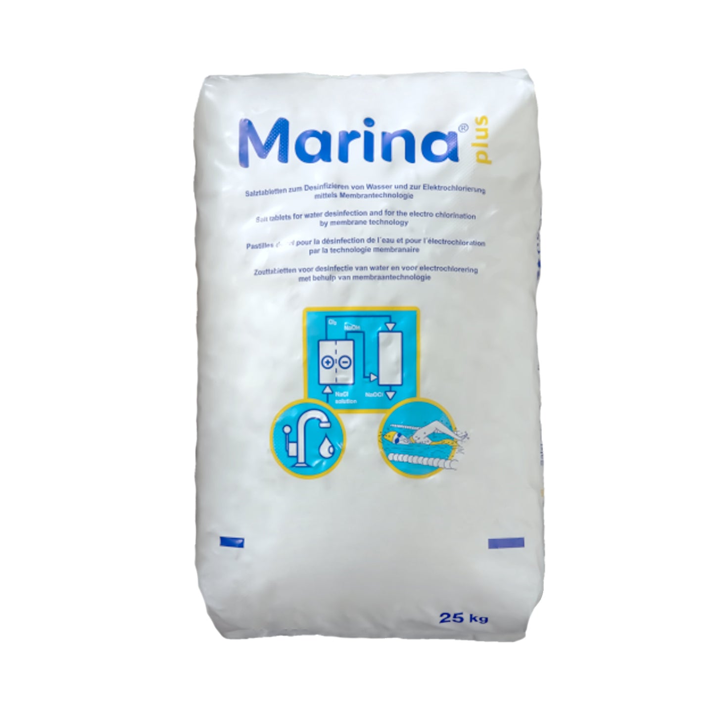 Marina PLUS: 25kg Sack | Palette (Regeneration für Schwimmbäder)