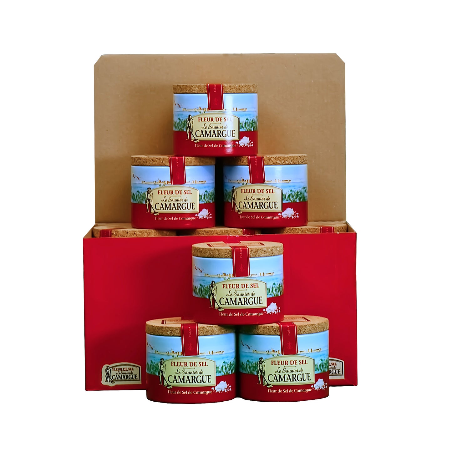 Fleur de Sel de Camargue – Reines Naturprodukt: 125g Dose | 1.5kg Karton