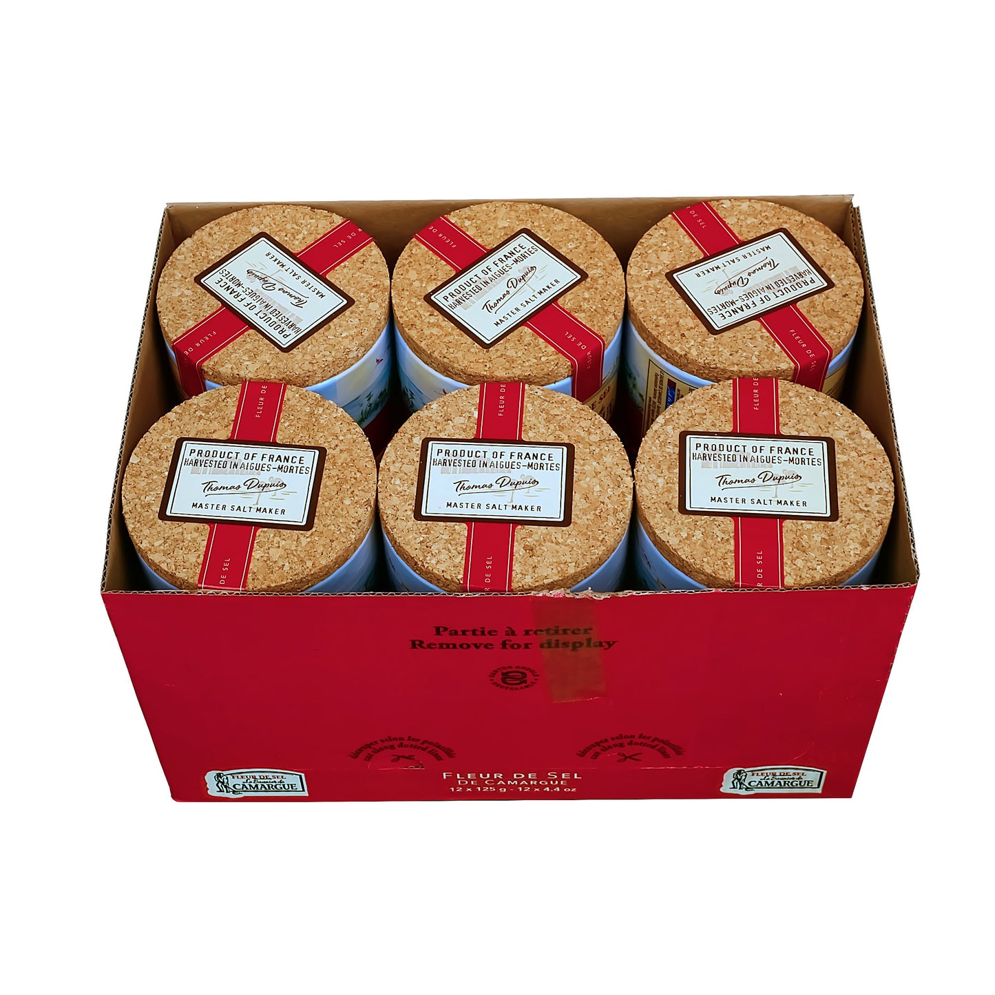 Fleur de Sel de Camargue – Reines Naturprodukt: 125g Dose | 1.5kg Karton