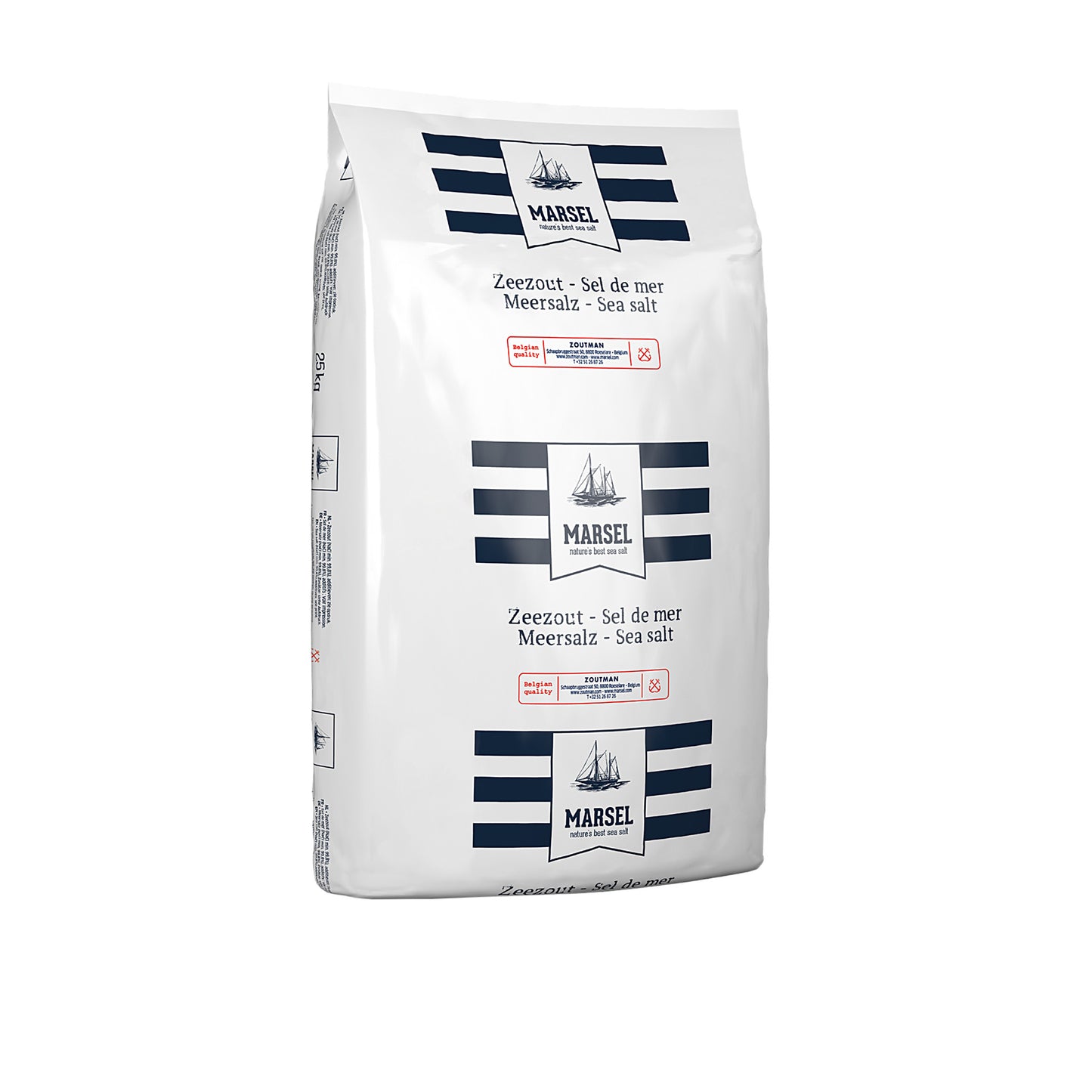 MARSEL Meersalz – 0-1mm - ohne Trennmittel: 25kg Sack | Palette