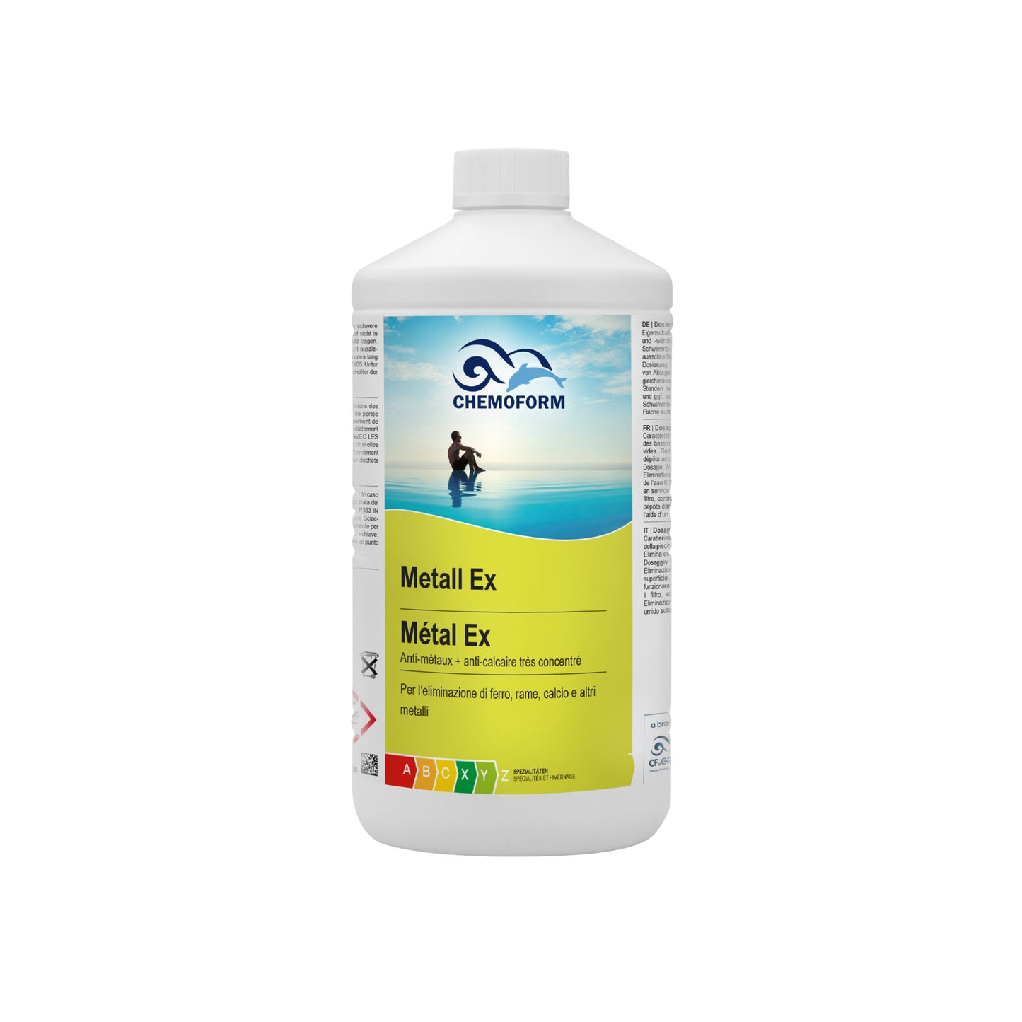CHEMOFORM Metall-Ex – entfernt Eisen, Kupfer, Silber Calcium & weitere Metalle aus Poolwasser