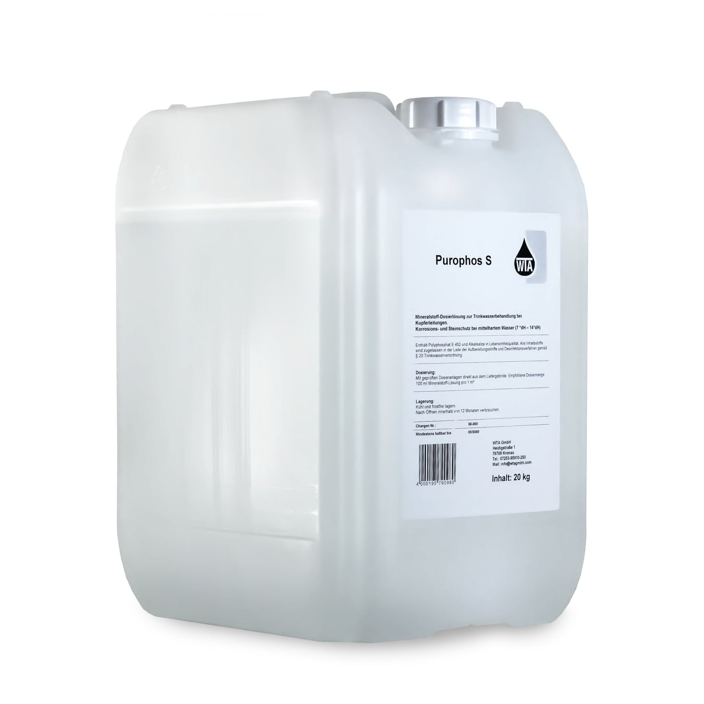 Purophos S: 10kg/20kg, Kunststoffkanister