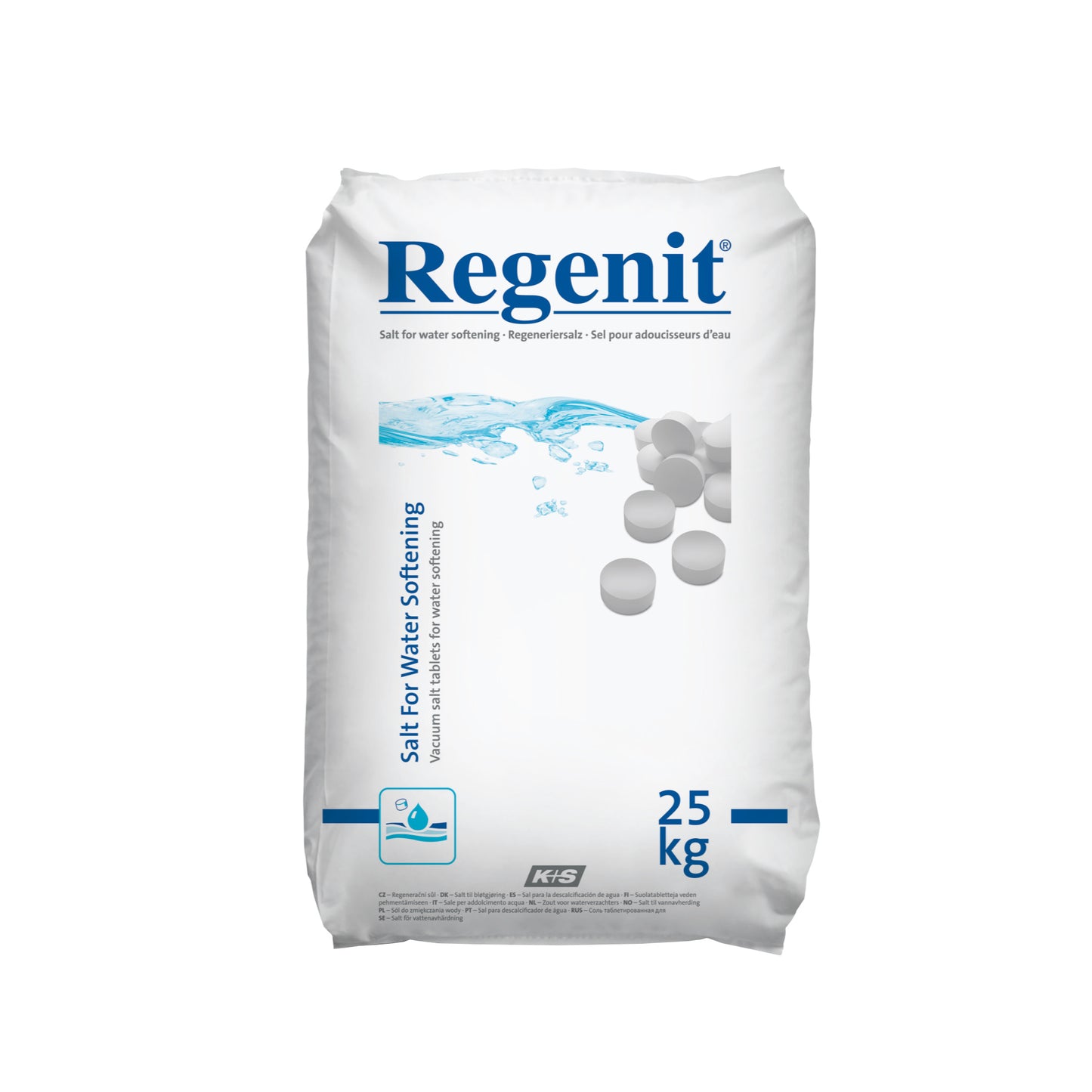Regenit Regeneriersalz Tabletten: 25kg Sack | Palette