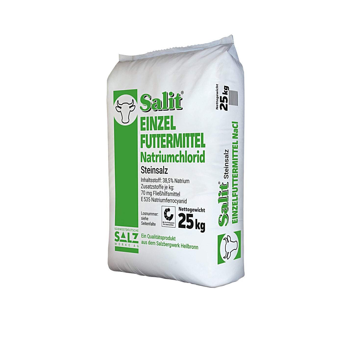 Salit Einzelfuttermittel – Steinsalz 0-16mm: 25kg Sack | Palette