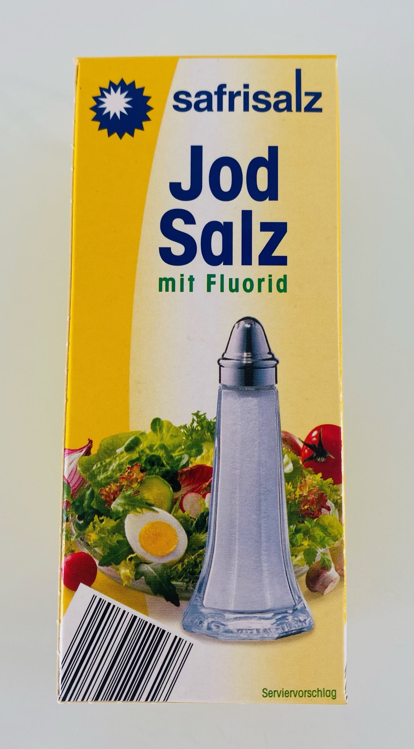 Speisesalz Safrisalz: Jod Salz mit Fluorid - 24x500g - im Karton