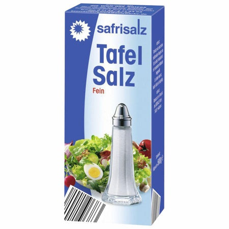 Speisesalz Safrisalz: fein - 24x 500g im Karton
