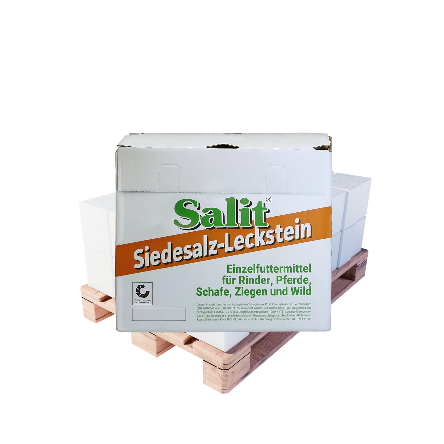 Salit Siedesalz-Leckstein: 5kg Stein | Karton | Palette