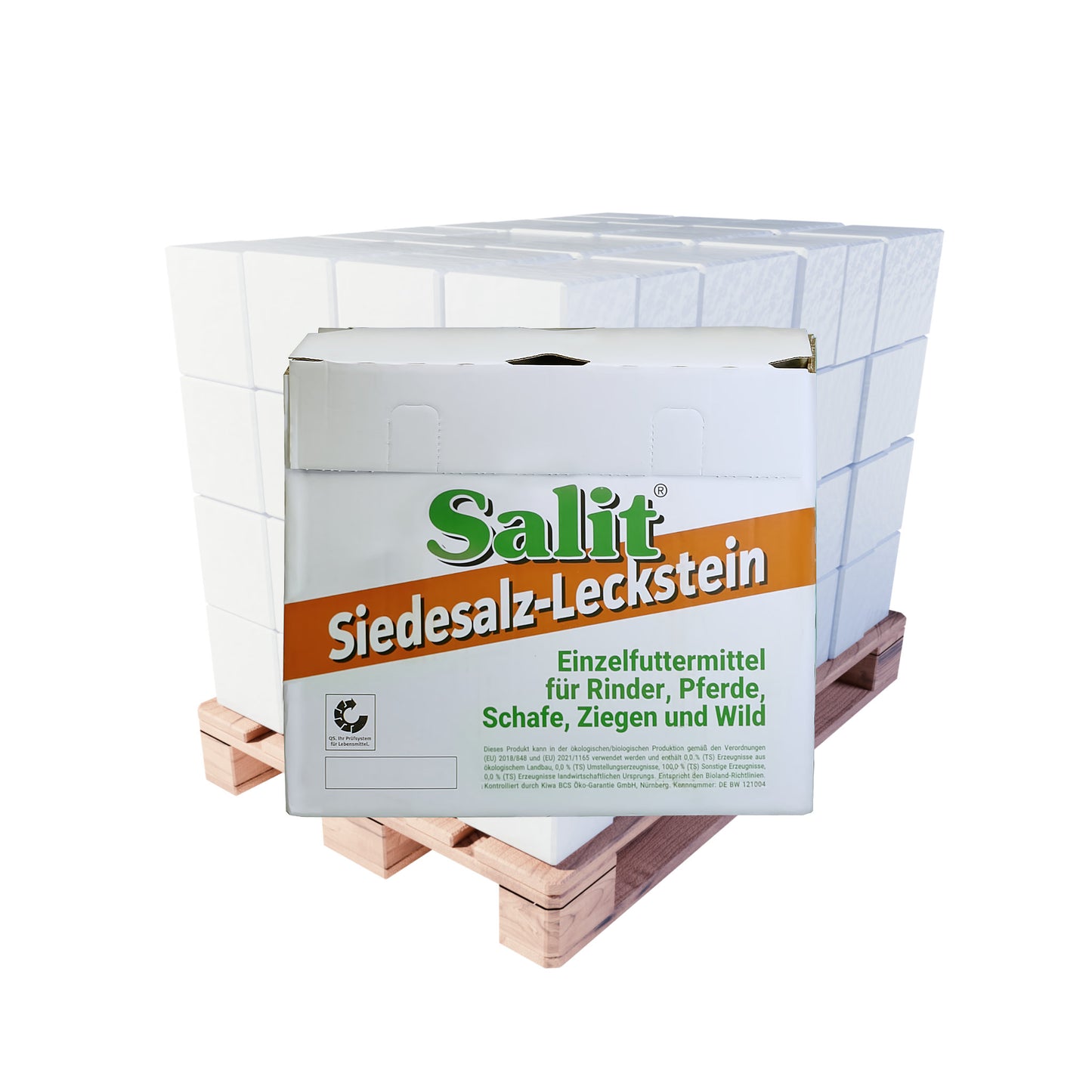 Salit Siedesalz-Leckstein: 5kg Stein | Karton | Palette