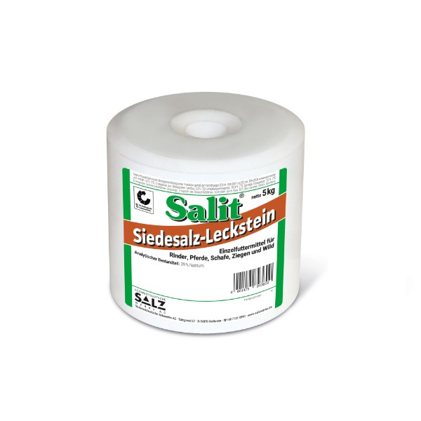 Salit® Siedesalz-Leckstein: Rund 5kg