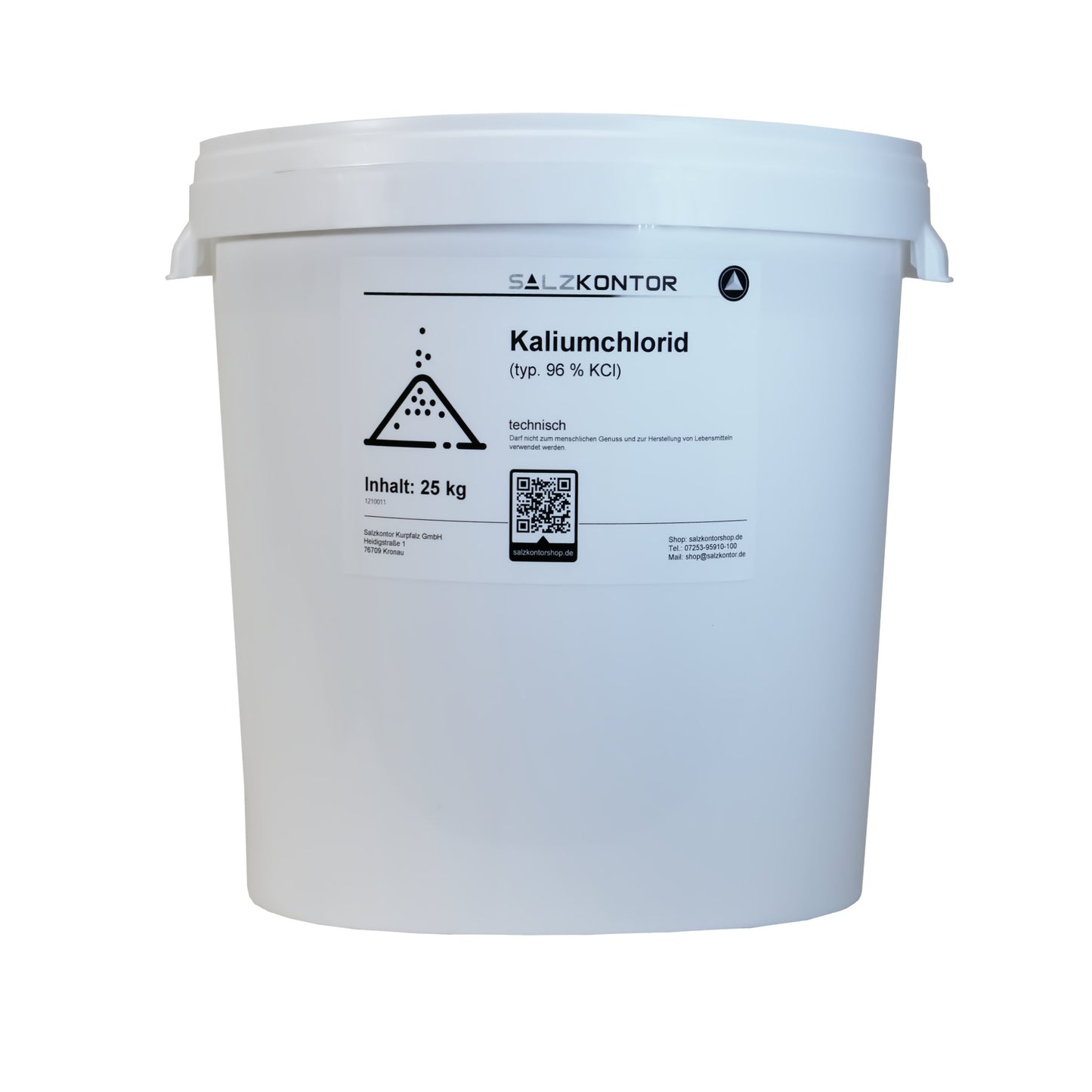 Kaliumchlorid 96% - Industriequalität für Bohrtechnik + Galvanik + Chemie