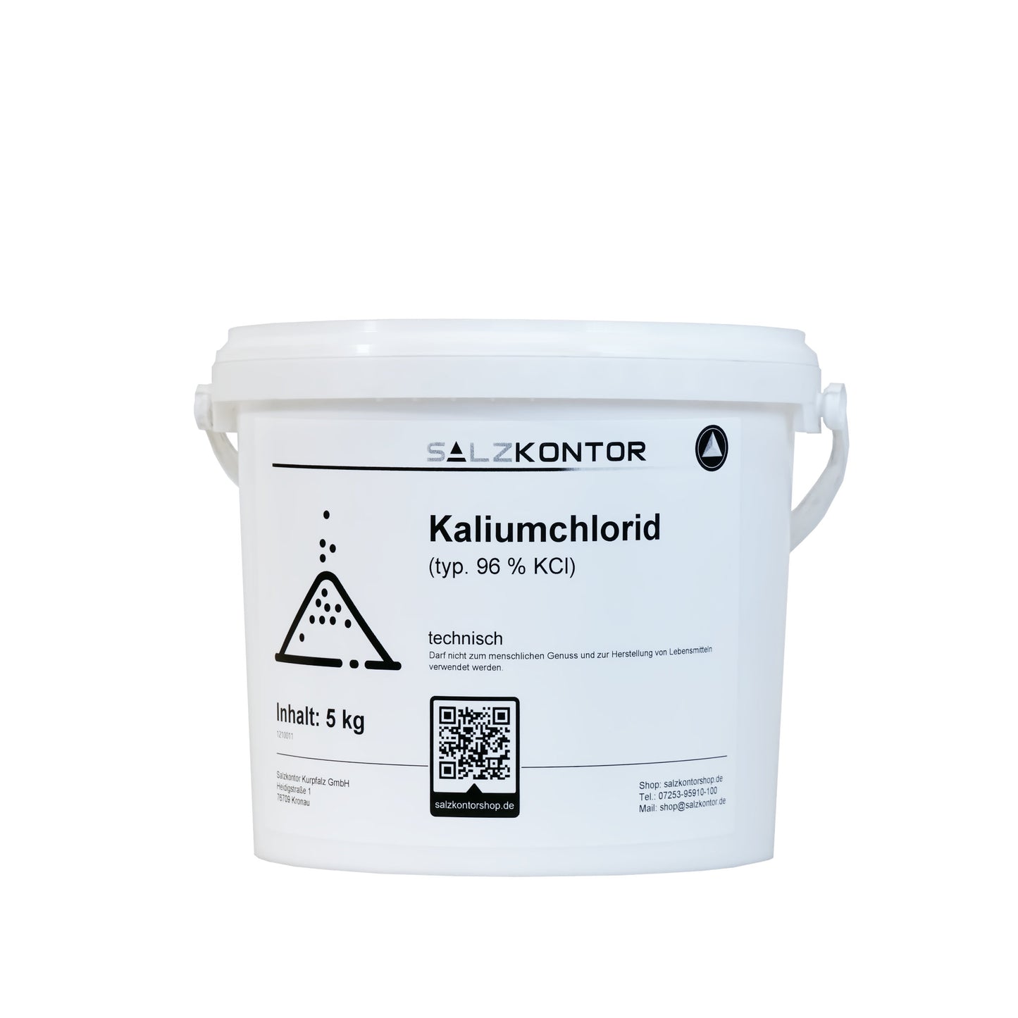 Kaliumchlorid 96% - Industriequalität für Bohrtechnik + Galvanik + Chemie