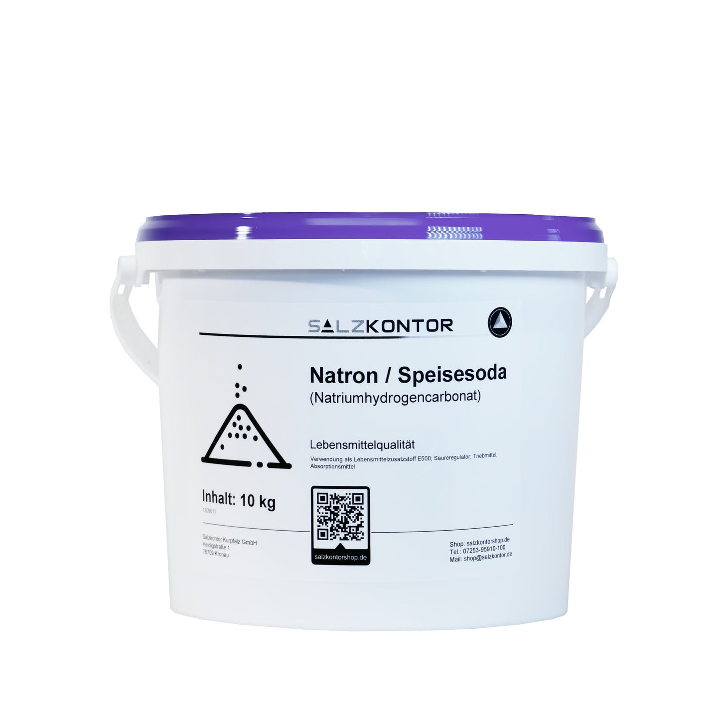 Natriumhydrogencarbonat (Natron) – Lebensmittelqualität: 3kg | 5kg | 10kg | 25kg Eimer