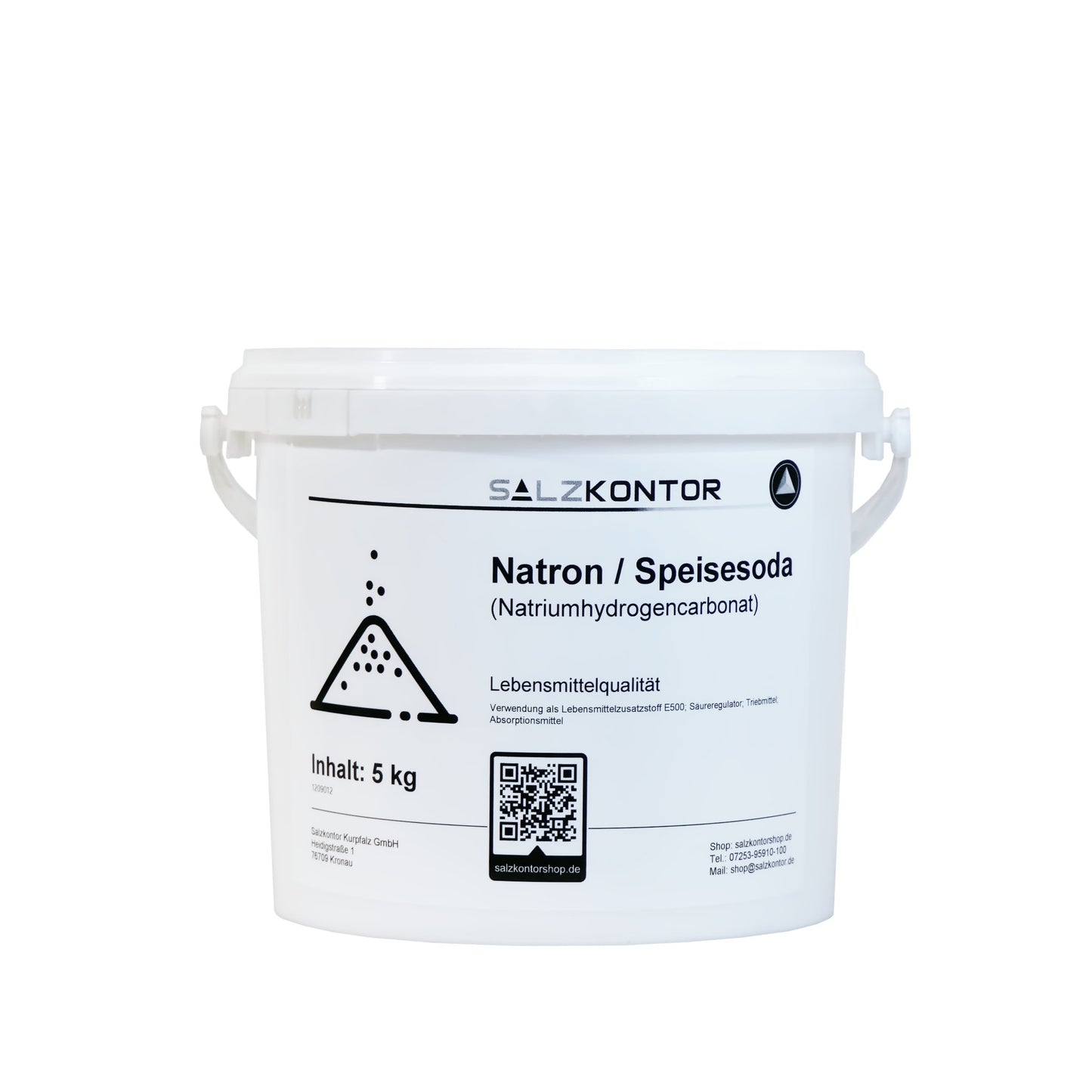 Natriumhydrogencarbonat (Natron) – Lebensmittelqualität: 3kg | 5kg | 10kg | 25kg Eimer