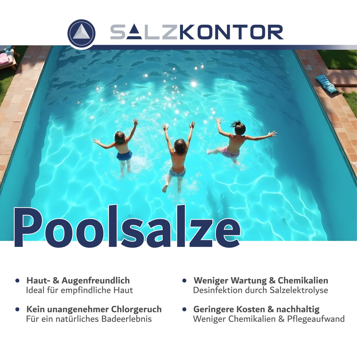 Salinen Austria Poolsalz: 25kg Sack | Palette - sofort verfügbar