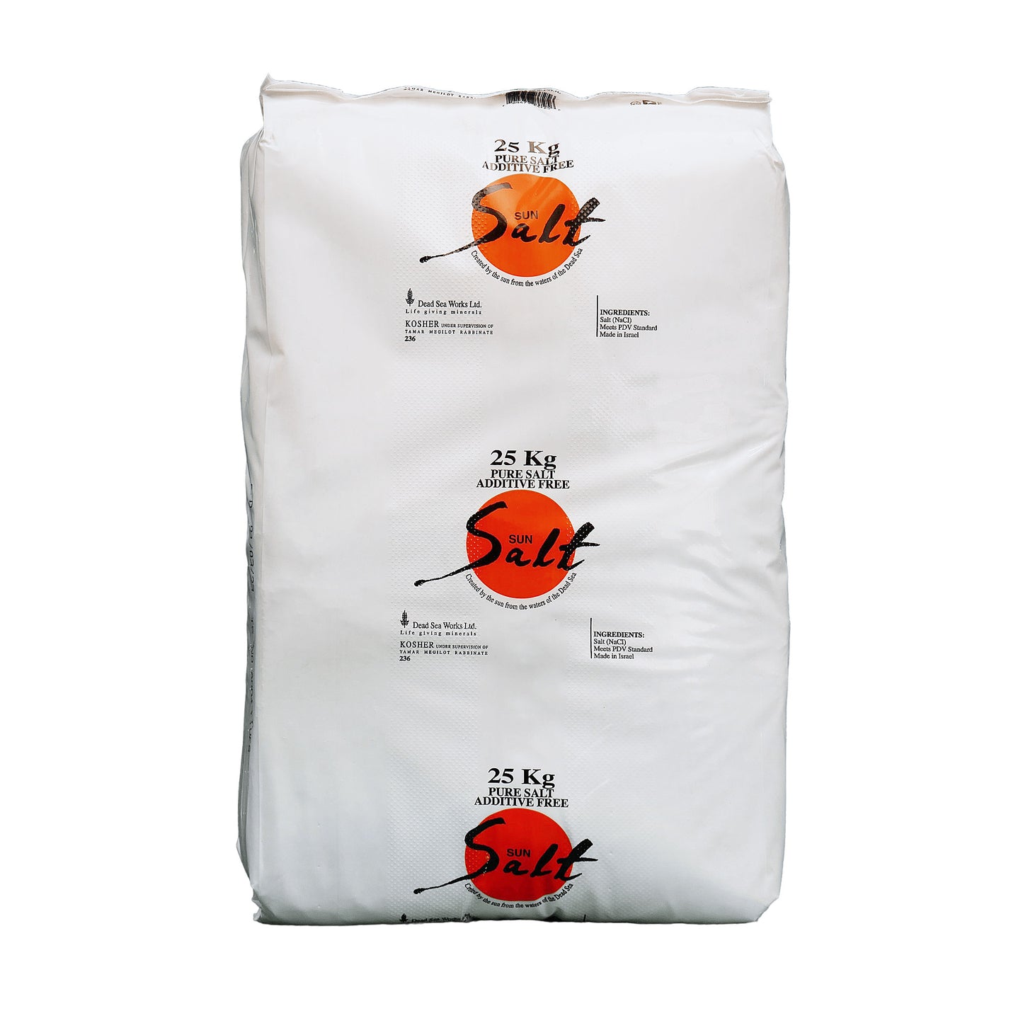 Sun Salt feine Speisesalz – ohne Trennmittel (Totes Meer): 25kg Sack | Palette
