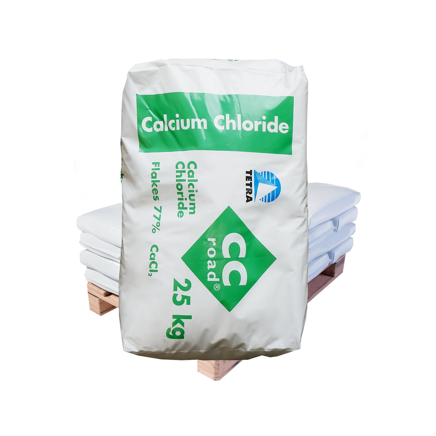 TETRA Calciumchlorid road – Schuppen 77 %: 25kg Sack | Palette
