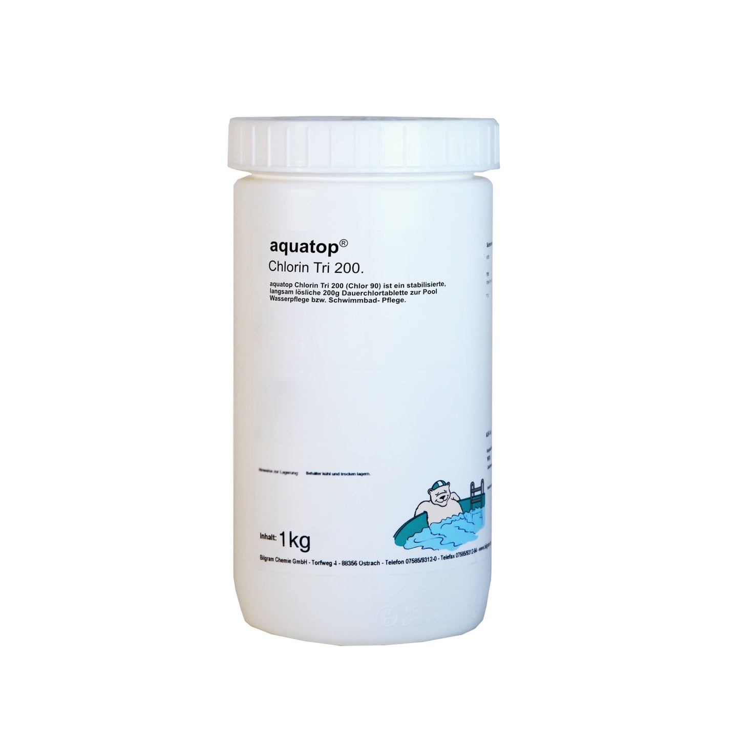 aquatop Chlorin Tri 200 - 200g Tabletten - langsam löslich