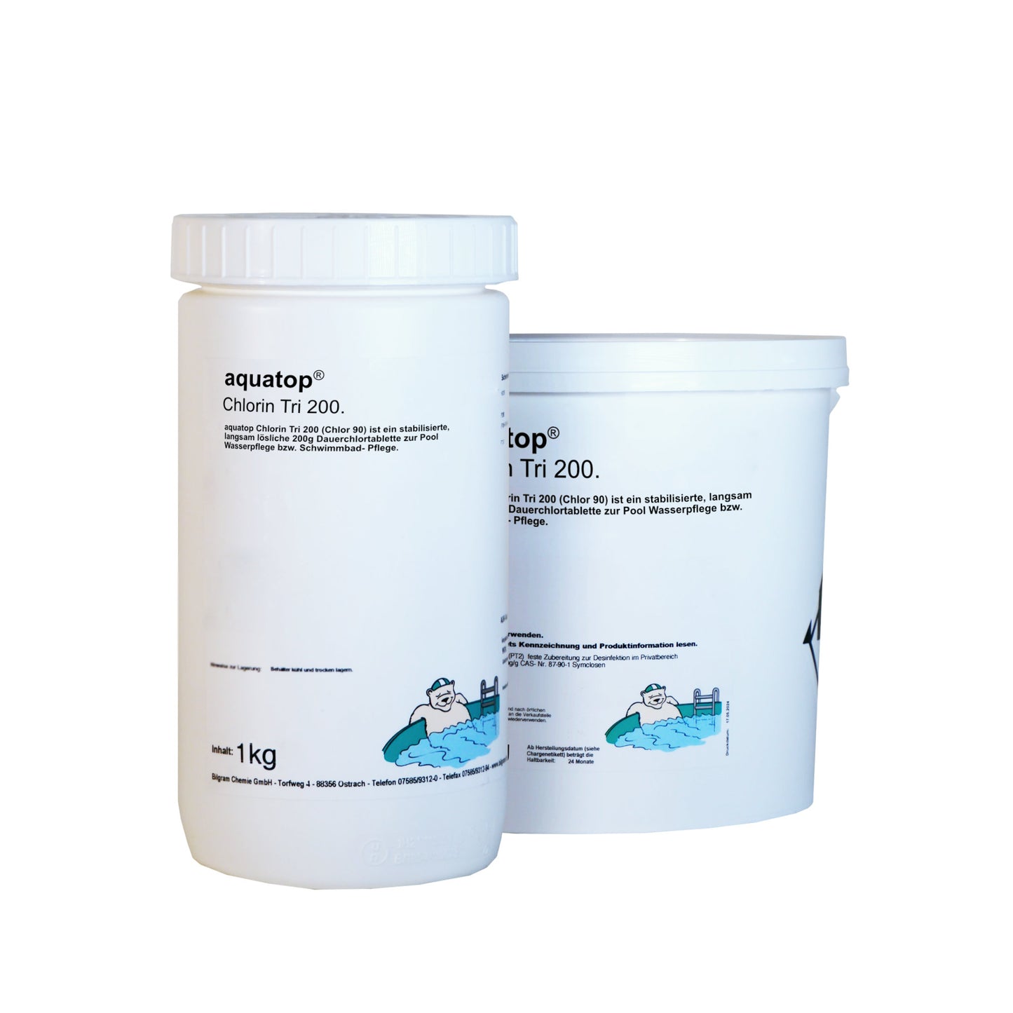 aquatop Chlorin Tri 200 - 200g Tabletten - langsam löslich