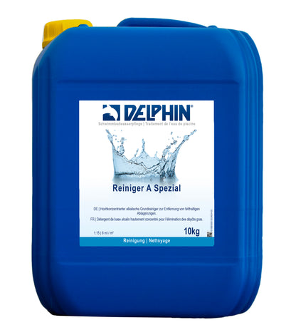 DELPHIN Reiniger A Spezial - gegen fetthaltige Ablagerungen: 1l | 10kg