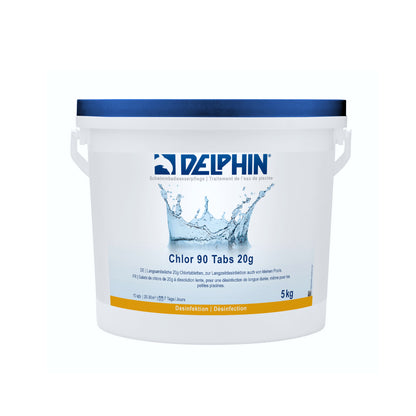 DELPHIN Chlor 90 Tabs 20g – langsamlöslich