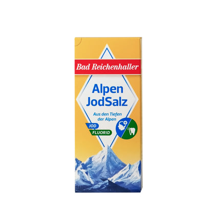 Bad Reichenhaller Alpensalz: Mit Jod und Fluorid - 24x500g im Karton