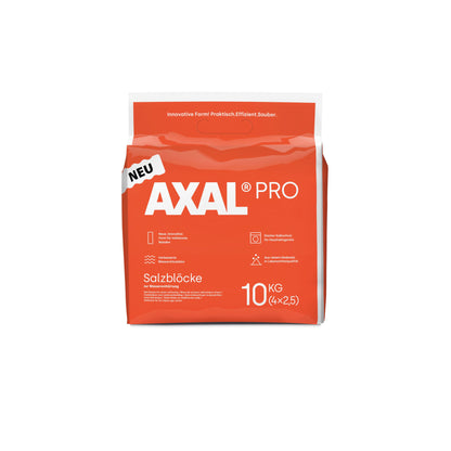 AXAL® PRO 4x2,5kg Salzblöcke: Wasserenthärtung in Bestform - 10kg Beutel und Palettenware