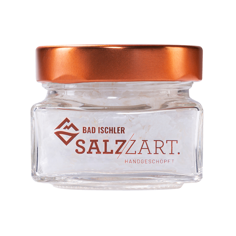 Bad Ischler SALZZART; handgeschöpft; 55g; Glas-Tiegel