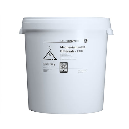Bittersalz Magnesiumsulfat – chemisch rein – Lebensmittelqualität: 3kg | 5kg | 10kg | 25kg Eimer