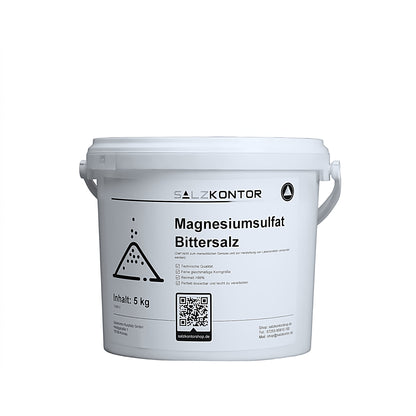 Bittersalz Magnesiumsulfat – rein technisch: 3kg | 5kg | 10kg | 25kg  Eimer