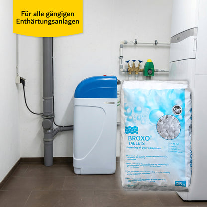BROXO Regeneriersalz Tabletten: 25kg Sack | Palette