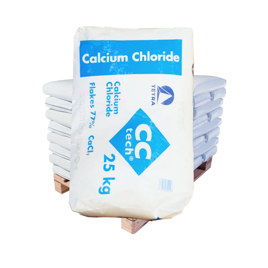 TETRA Calciumchlorid technisch  – Schuppen 77 %: 25kg Sack | Palette